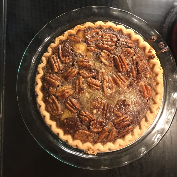 Chocolate Bourbon Pecan Pie