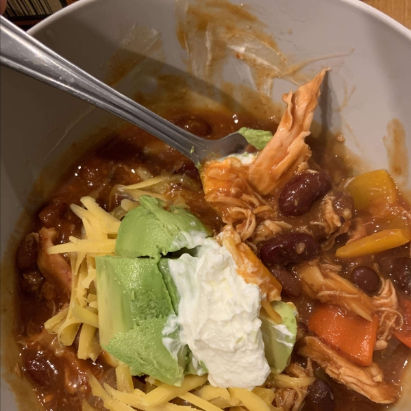 Slow Cooker Sweet Chicken Chili