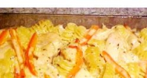 Cheesy Chicken Tetrazzini