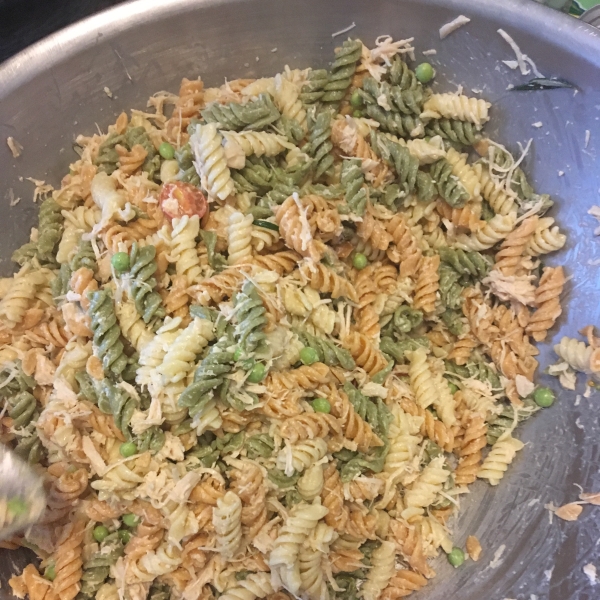 Zesty Cold Chicken Pasta Salad