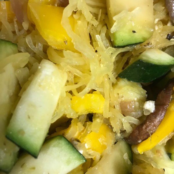 Spaghetti Squash Mediterranean-Style