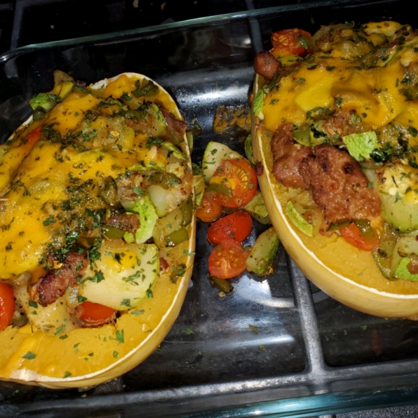 Spaghetti Squash Mediterranean-Style