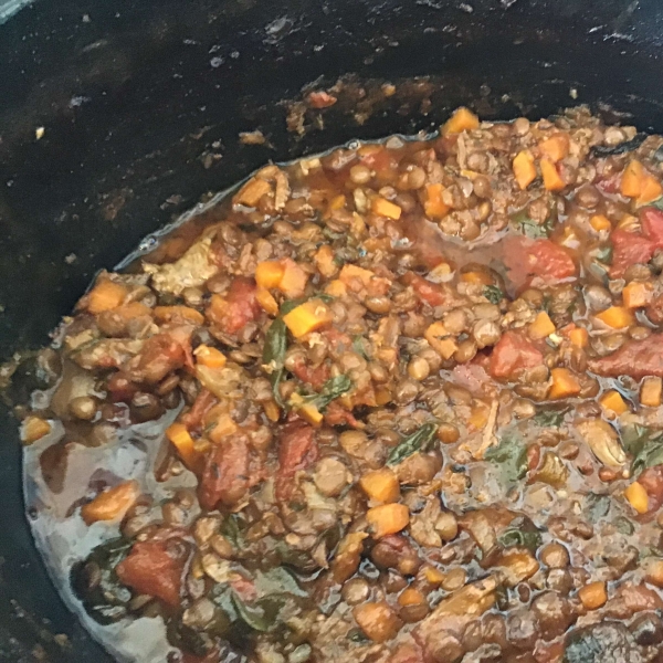 Mediterranean Lamb and Lentil Stew