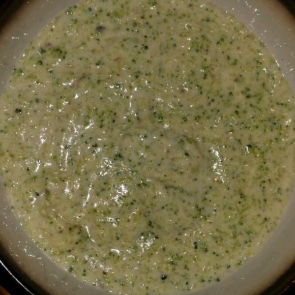 Slow Cooker Cream of Broccoli Soup