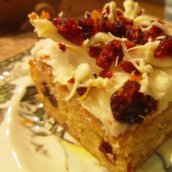 Cranberry-Orange Cookie Bars