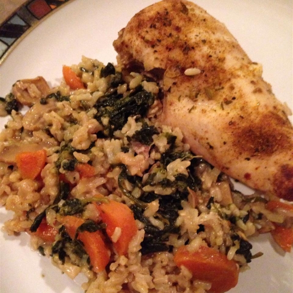 Okra, Chicken and Rice Casserole