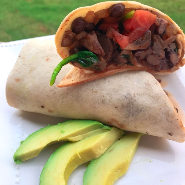 Full-of-Veggies Burritos