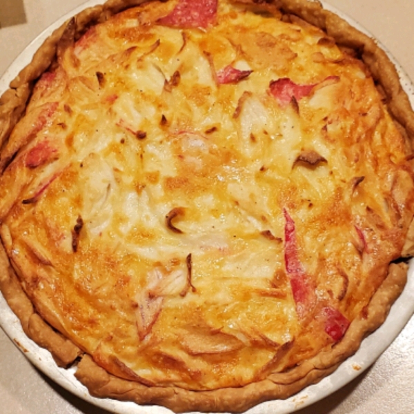 Crab and Swiss Quiche