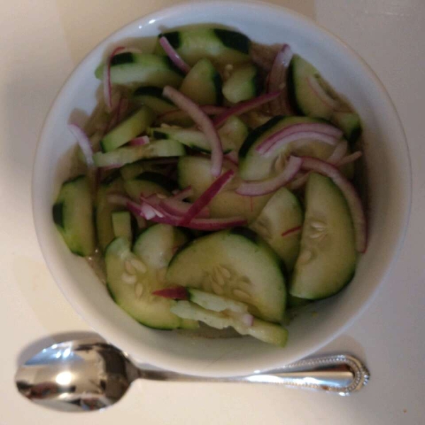 Grandma's Cucumber and Onion Salad