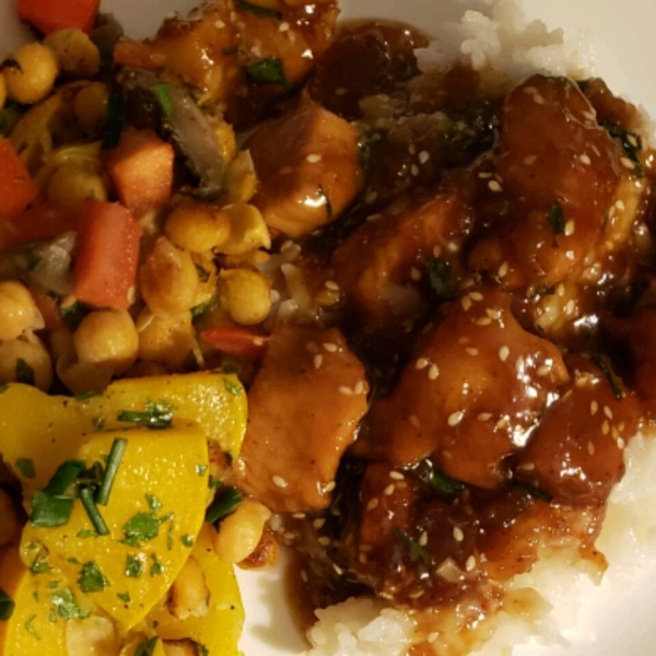 Honey Garlic Sesame Chicken