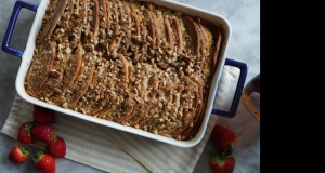 Easy Overnight Pancake Casserole with Streusel Topping