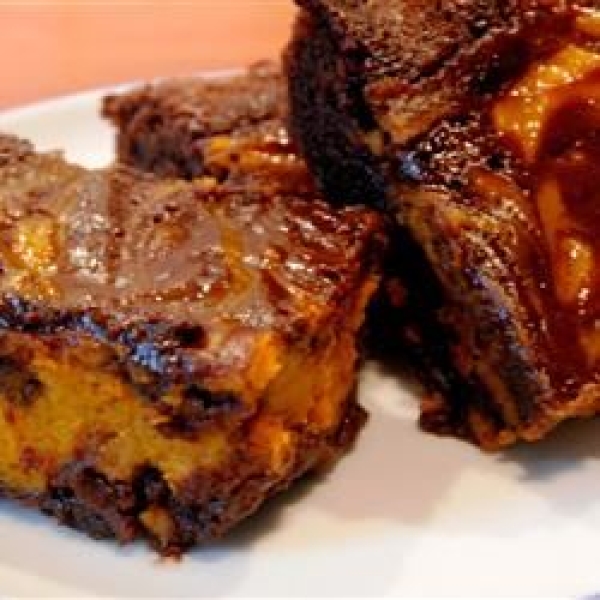 Pumpkin Swirl Brownies