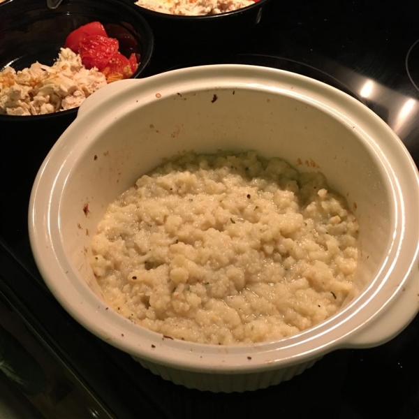 Roasted Garlic Cauliflower Mash