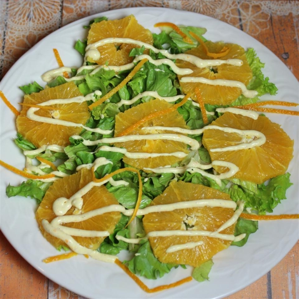 Orange Salad with Cinnamon Dressing