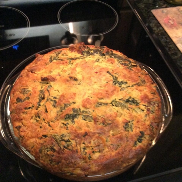 Donnasue's Cornbread Mustard Green Casserole