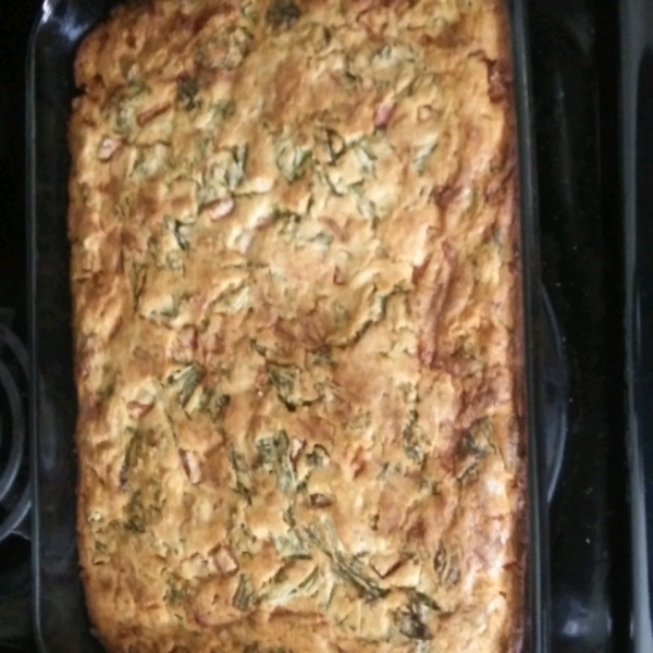 Donnasue's Cornbread Mustard Green Casserole