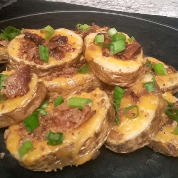 Cheese and Bacon Potato Rounds