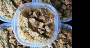 Pressure-Cooked Salsa Verde Pork and Rice