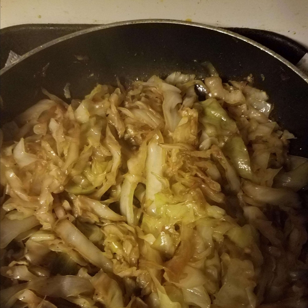 Super Easy Stir-Fried Cabbage