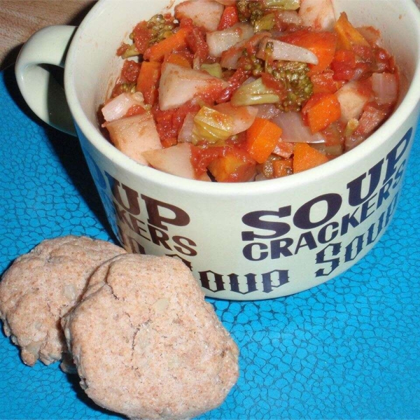 Yam and Turnip Stew with Mini-Biscuits