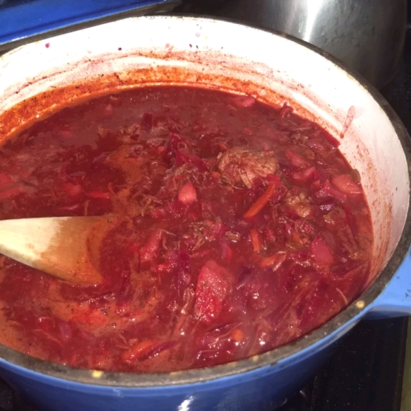 Russian Cabbage Borscht