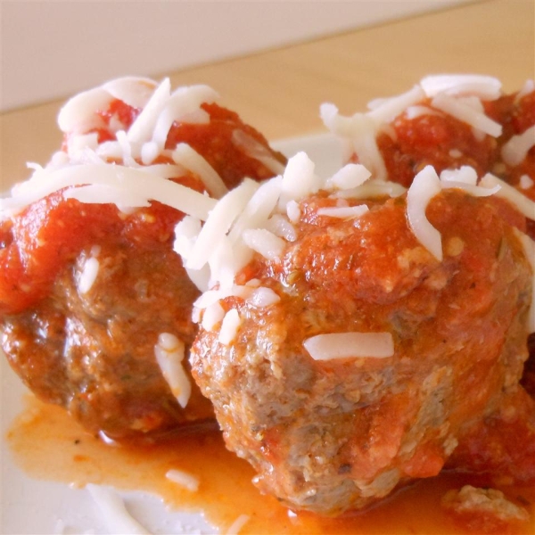 Baked Italian Meatballs