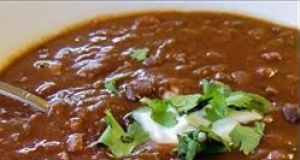 Black Bean and Tomato Soup