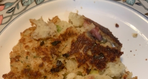 Bacon and Blue Cheese Potato Pancakes