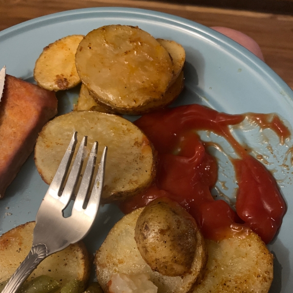 Oven-Baked Potato Slices