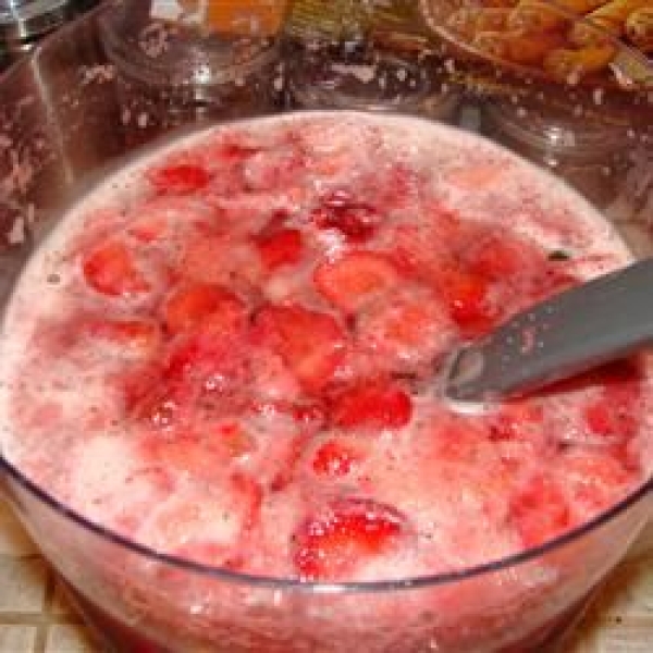 Strawberry Champagne Punch