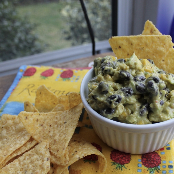 Black Bean and Corn Guacamole