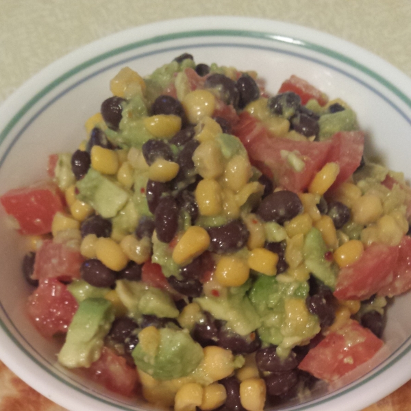 Black Bean and Corn Guacamole