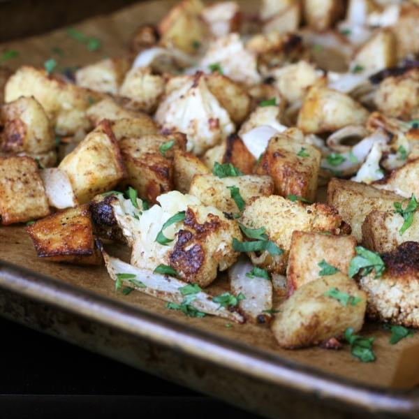 Roasted Indian-Spiced Vegetables