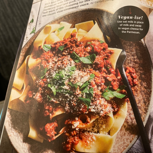 Portobello Mushroom Bolognese Sauce