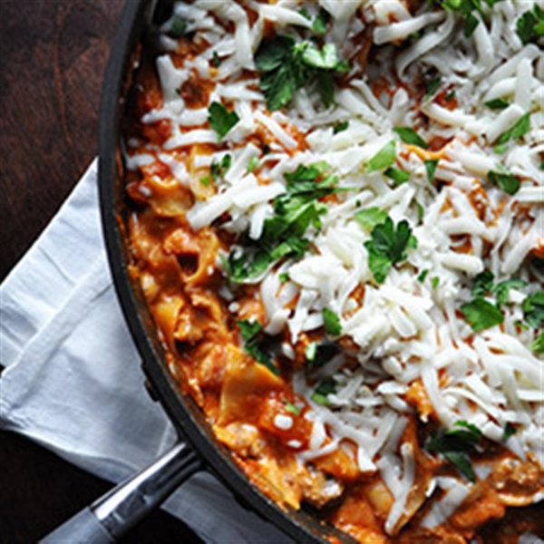 Easy Cheesy Skillet Lasagna