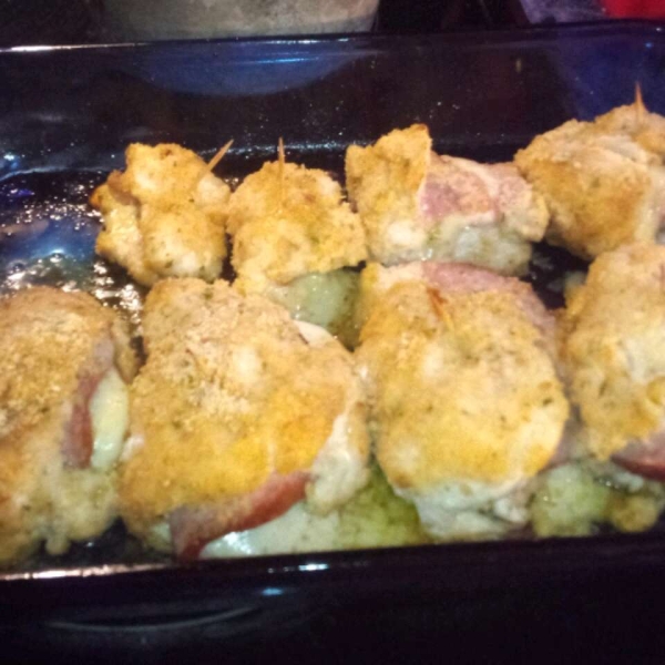 Cordon Bleu Chicken Rolls