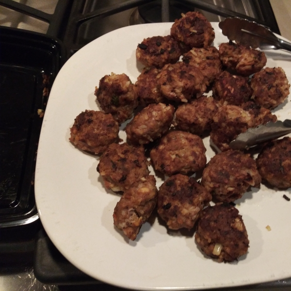 Curried Fowl Balls