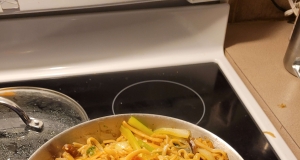 Shrimp Lo Mein with Broccoli