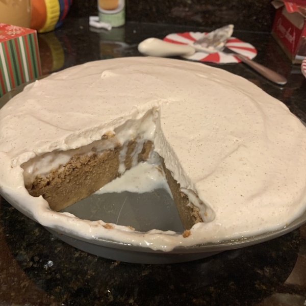 Pumpkin Magic Cake with Maple Cinnamon Whipped Cream