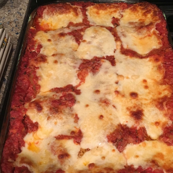 Healthier World's Best Lasagna