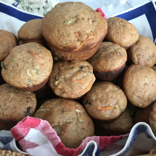 Zucchini Yogurt Multigrain Muffins