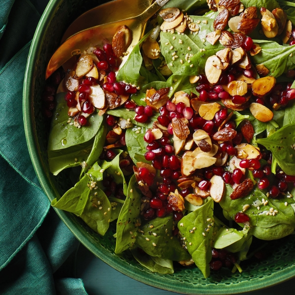 Pomegranate Spinach Salad