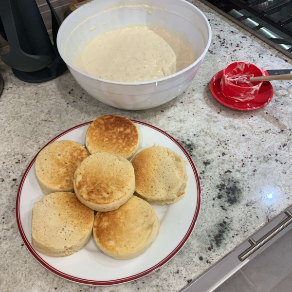 Buttermilk Crumpets