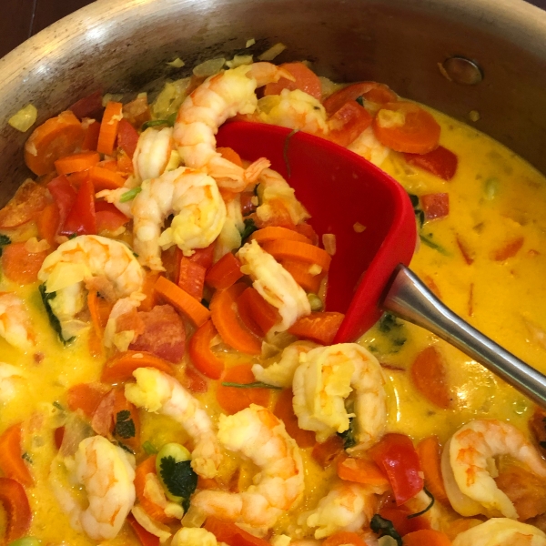 Coconut Milk Shrimp Soup