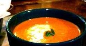 Roasted Red Pepper and Crab Soup