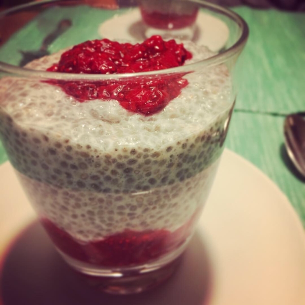 Raspberry Chia Pudding