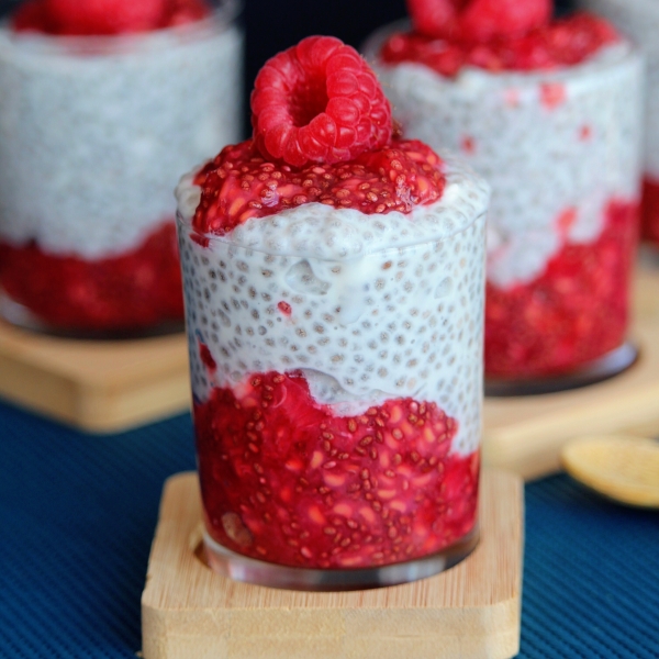 Raspberry Chia Pudding