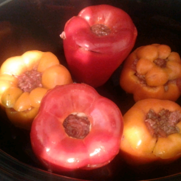 Slow Cooker Stuffed Peppers