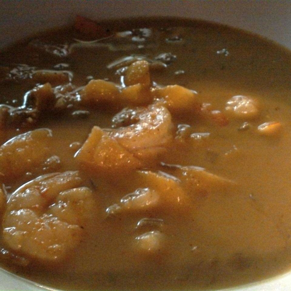 Mad's Peach-Curry Soup