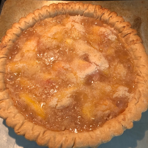 Single Crust Peach Pie